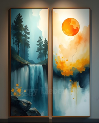 hochformatige XXl Formate - abstrakte Landschaft Peggy Liebenow 51kl.jpg